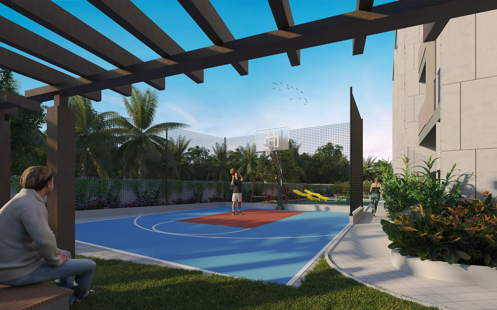 Basketball court